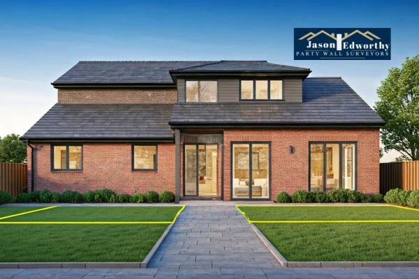 Home extension focusing on boundary line Lewes