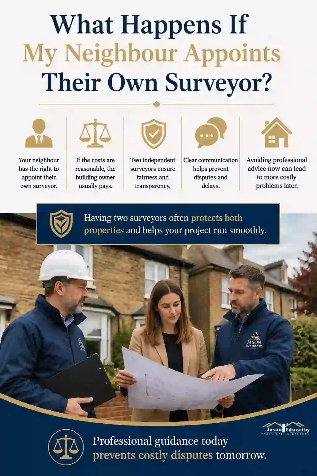 What Happens If My Neighbour Appoints Their Own Surveyor Lewes?